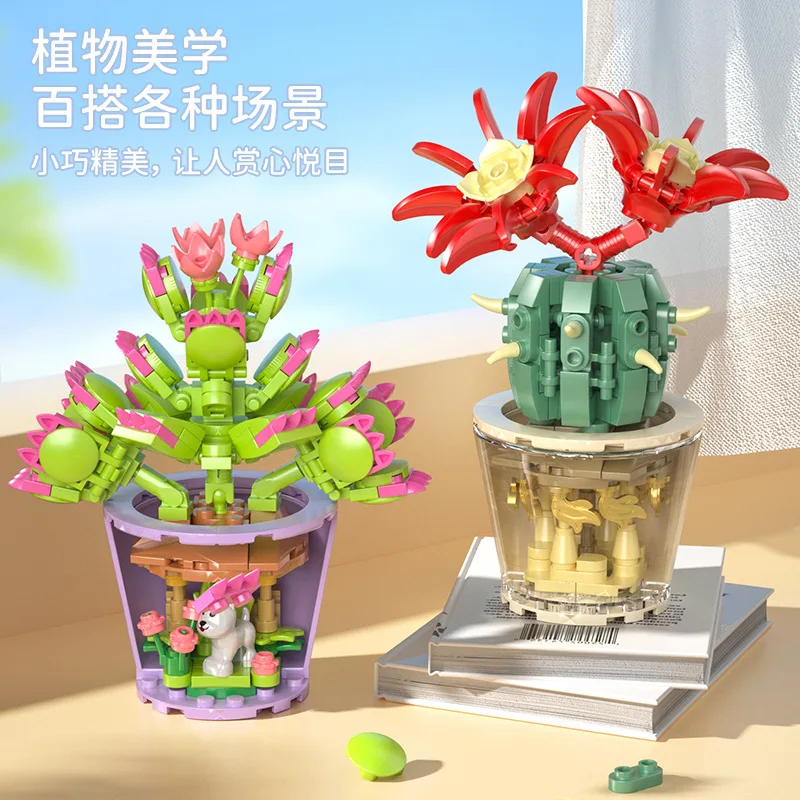 Blocchi Di Fiori Regalo Per Bambini Building Block Giocattoli Per Bambini Da 6 A 10 Anni Giocattolo Per Bambini Mattoni Educativi Block Girl Gifts Bou