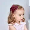 1PC Sweet Floral Cotton Kids Bows Hair Clip  Fashion Print Cheer Up Bowknot Hair Barrette for Women Girls Hairpin Accessories 2