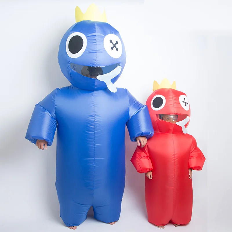 Game Rainbow Friends Costume Kids Blue Red Green Monster Wiki Cosplay  Horror Halloween Canival Birthday Party