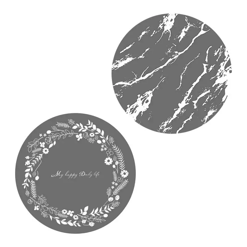 

Round Silicone Trivets Mats Silicone Hot Mat With Flower Pattern Non-Slip Silicone Insulation Rubber Hot Pads For Kitchen