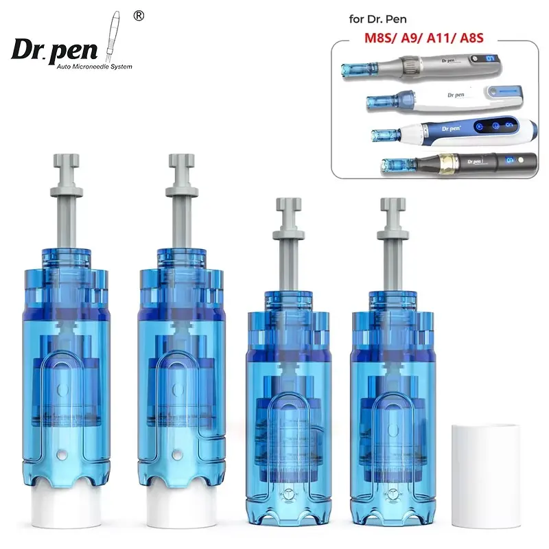 Dr Pen Ultima 10 Pcs Needle Derma Pen Cartridges For A11 A9 M8S A8S 12/18/24/36/42 PIN Nano Needle Microneedling Needles