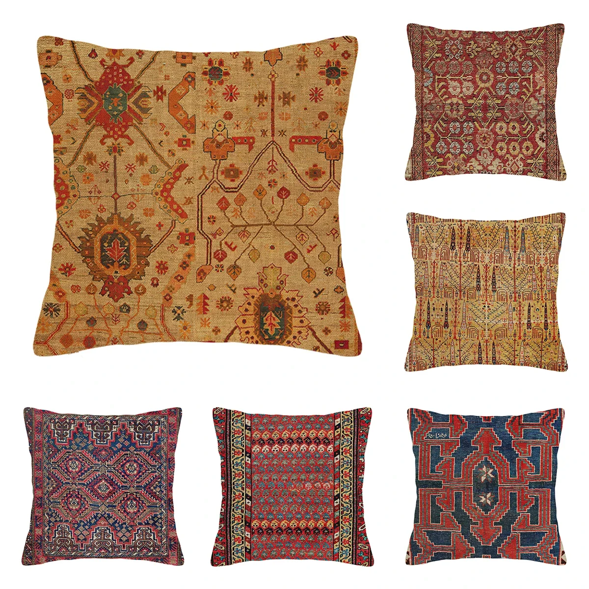 

Home living room modern decoration cushion decoration pillow cover 45*45 40x40cm 60x60cm 45x45cm Persian pattern 50x50cm boho