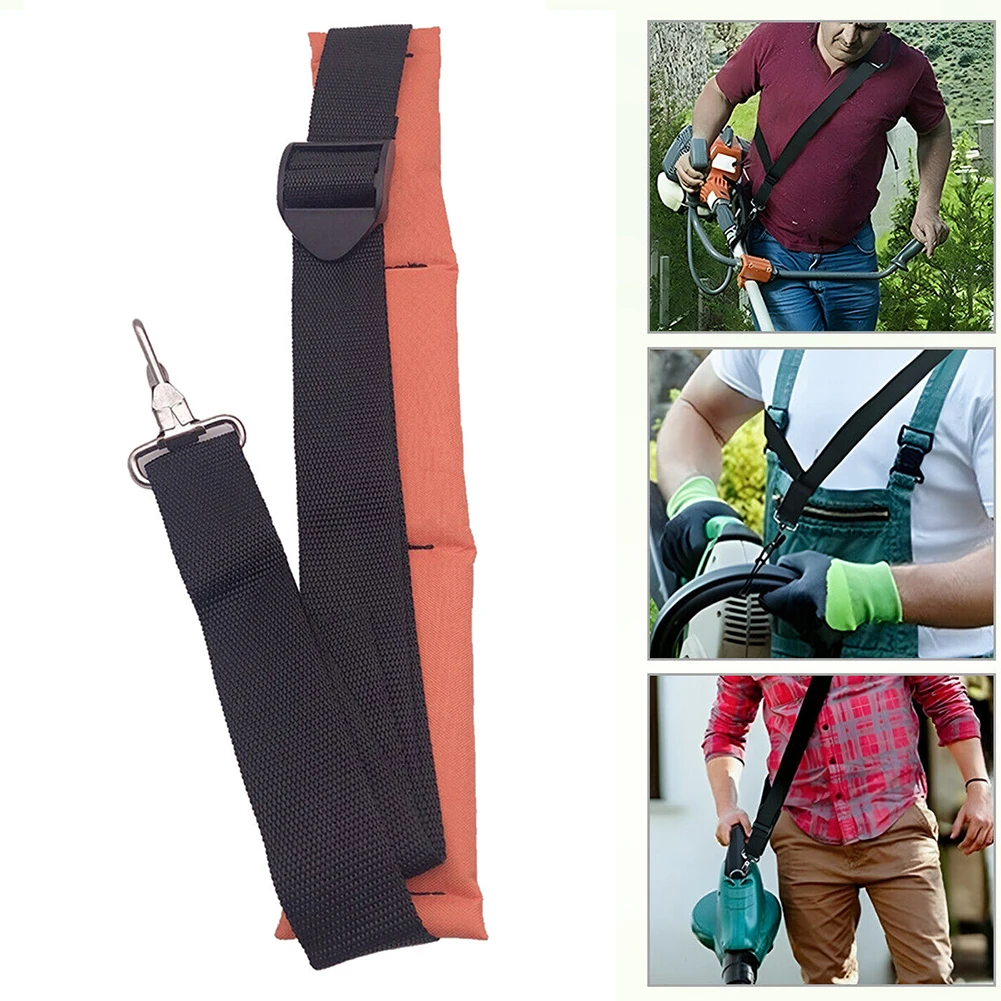 

Nylon Trimmer Shoulder Strap Adjustable Shoulder Strap Harness For Trimmer Lawn Eater Grass Edger Leaf Blower Strap Replace Part