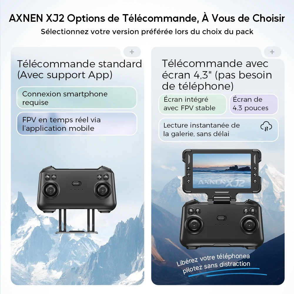 Mini Drone AXNEN XJ2 avec Caméra HD - Cadeau Enfant Débutant
