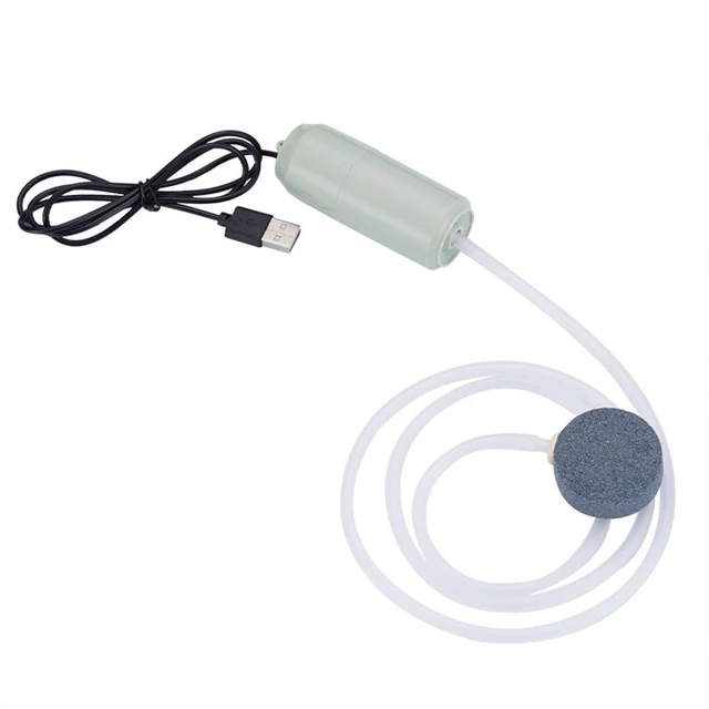 Aquarium Sauerstoff Luftpumpe USB Oxygenator für Aquarium Silent Air  Kompressor Mini Belüfter Tragbare Aquarium Zubehör - AliExpress