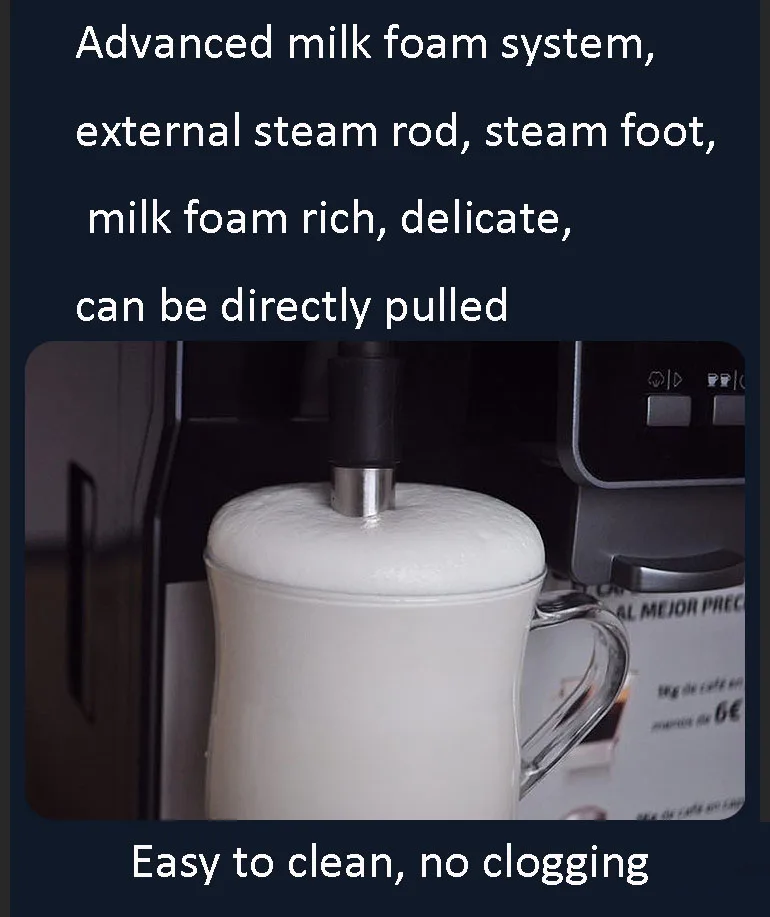 Double Pump Espresso Coffee Maker Cappuccino Machine Home Bean Grinder Coffee Machine In One Professional Fancy