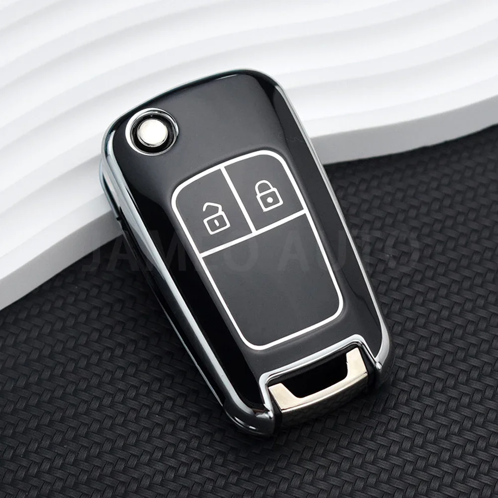Car Key Shell TPU for Chevrolet Cruze Epica Lova Camaro Impala for Buick Opel Vauxhall Insignia Astra J Mokka Zafira