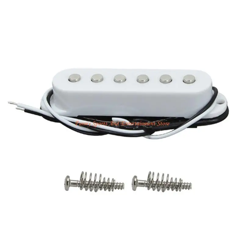 C4DE 1Pc Alnico 5 싱글 코일 픽업 기타 픽업 넥/미들/브리지 50/50/52mm