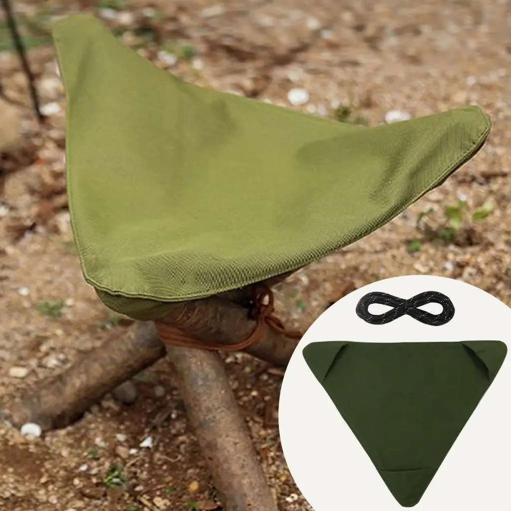 

Outdoor Camping Tent Travel Waterproof Canvas Triangle Stool Fishing Chair Portable Slacker Chair SeatFabric Cover