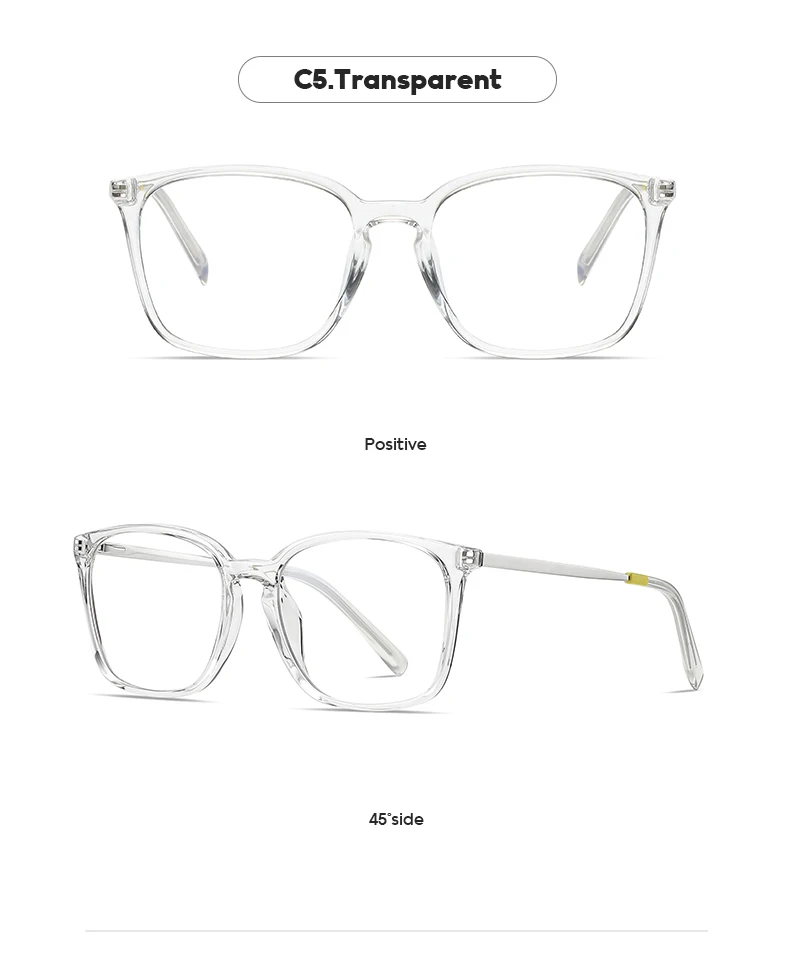 Anti Blue Light Glasses Computer Eyewear Men's Women's Eyeglasses With Frame Blocking Woman's Optical Lenses Lunette Accessories blue filter glasses