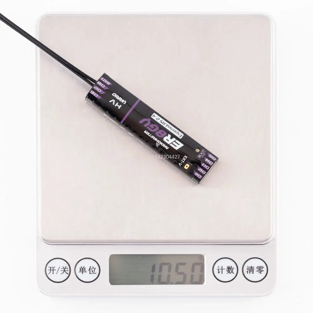 New Radiomaster ER8GV 8CH PWM CRSF ExpressLRS Dual Antenna Receiver 2.4Ghz 100mw Support Voltage Telemetry thumbnail 6