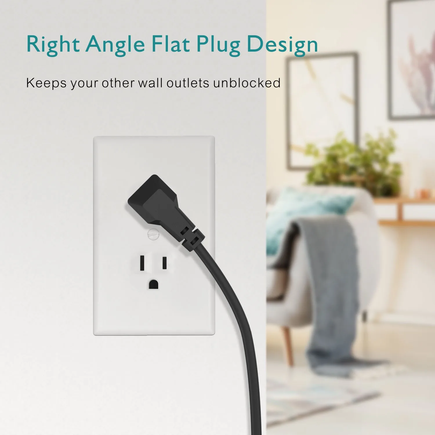 TRANSTON Surge Protector Power Strip 6