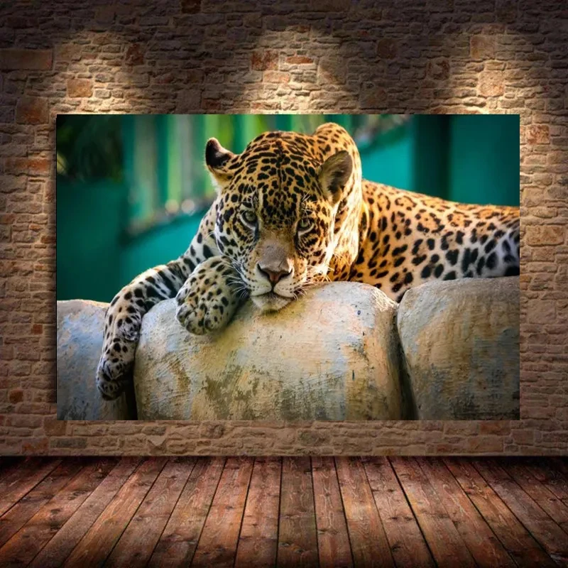 

Набор для алмазной живописи «сделай сам» 5D с животными леопардовым Ягуаром, Набор для вышивки крестиком, декор для стен в гостиной, домашний декор, декор для комнаты, праздничный подарок