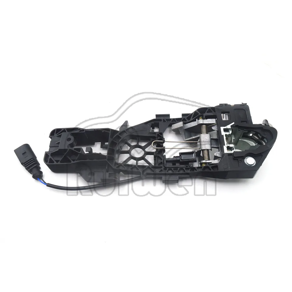 Poignée De Porte Intérieure Gauche Pour Passat B6 B7 2006-2015 - Compatible 3C0837885H, ABS + Métal
