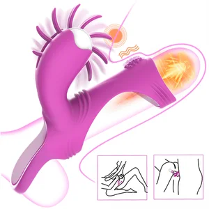 Männer Cock Ring Vibrator Penis Sleeve Extender Kondom Cockring Lecken Klitoris Vagina Stimulator G Spot Orgasmus Sex Spielzeug Für Paar