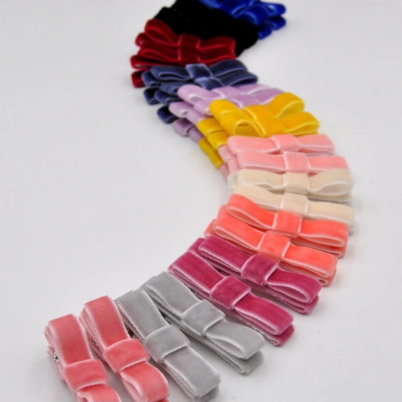 Рисунок 4 - детские бархатные заколки для 