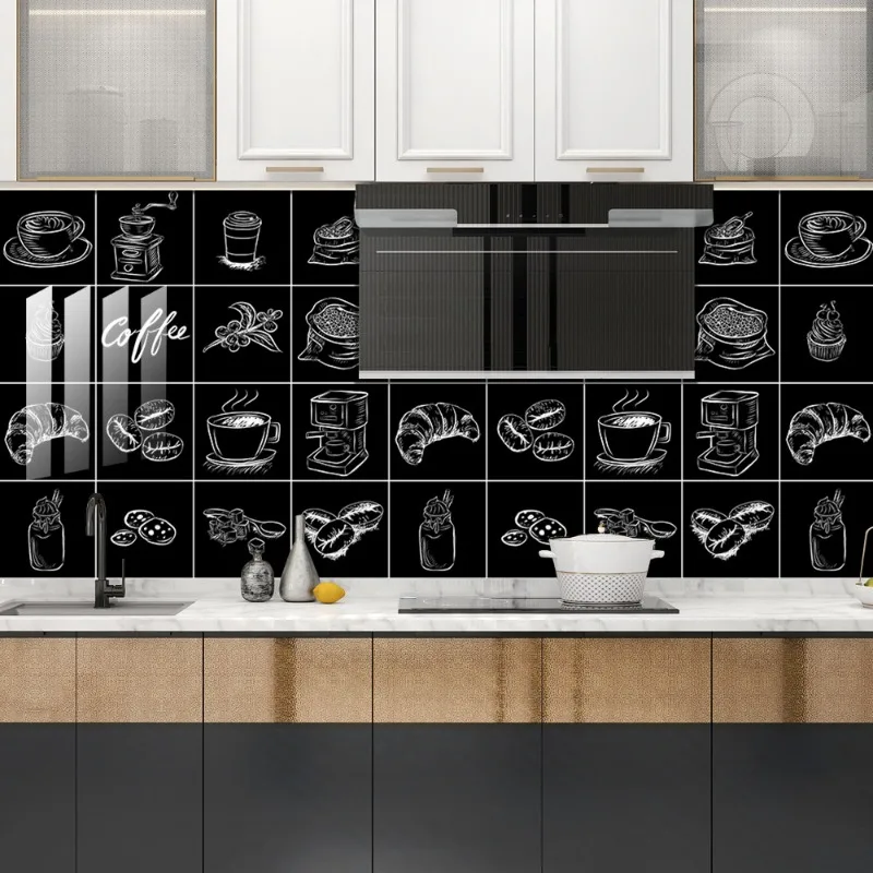 

16 Pack Modern Minimalist Style Crystal Hard Tiles for Home Decoration Waterproof Self-adhesive Wall Stickers