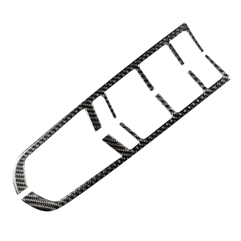 

Стайлинг автомобиля, кнопки из углеродного волокна с функцией центрального переключения передач, декоративная рамка, Накладка для Porsche Macan 2014-2018