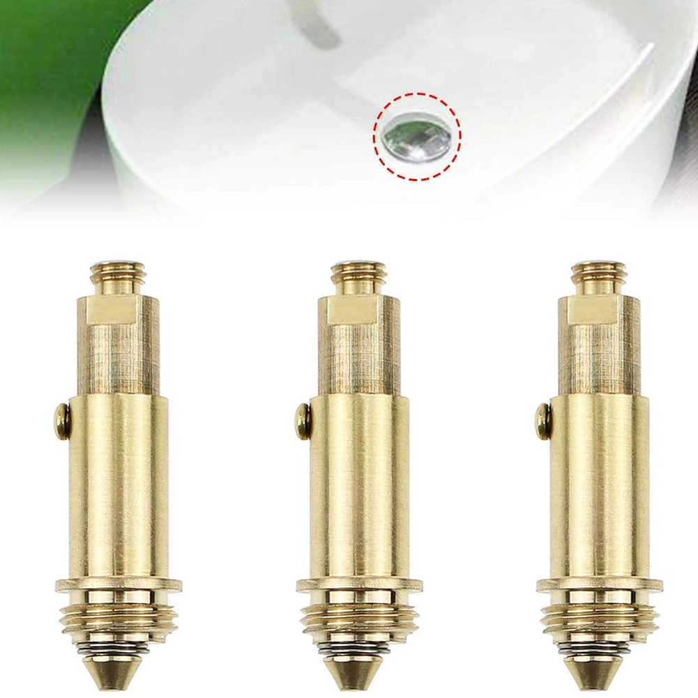 Plumbing Tool 6 PCS Sink Plug Replacement Basin Bath Waste Click Clack Spring Brass Plug Bolt For Kitchen Sink Bath Tub Drain Stopper