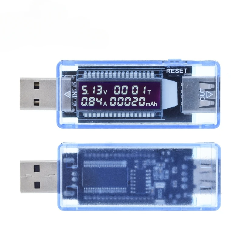 

USB Current Voltage Capacity Tester Volt Current Voltage Detect Charger Capacity Tester Meter Mobile Power Detector Battery Test