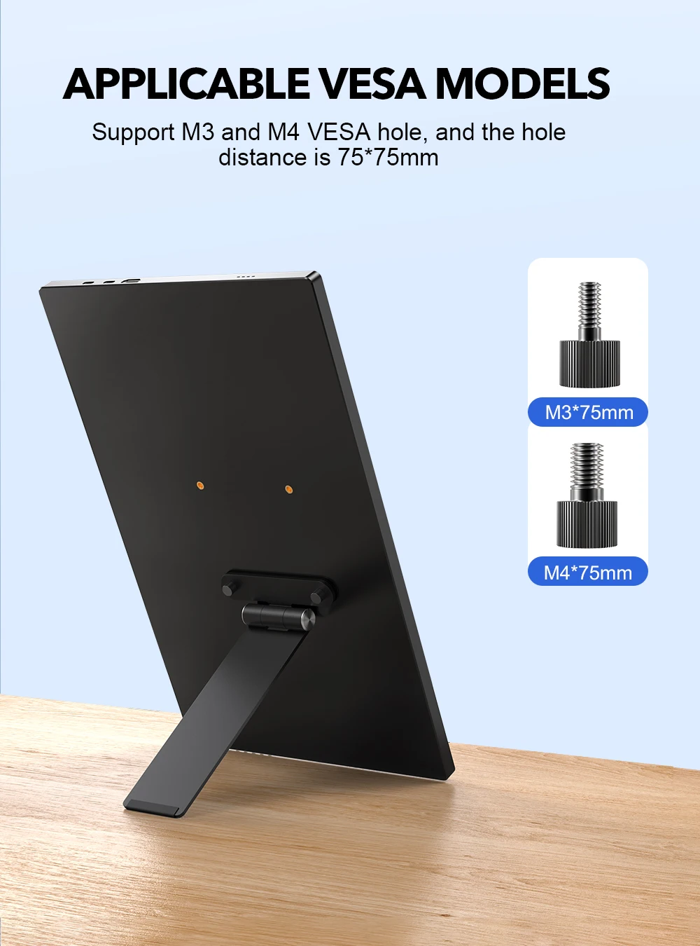 UPERFECT VESA  ĵ , ڵ ũ, M3/M4 ũ Ʈ Ʈ, 7-18 ġ ޴ ,  VESA 