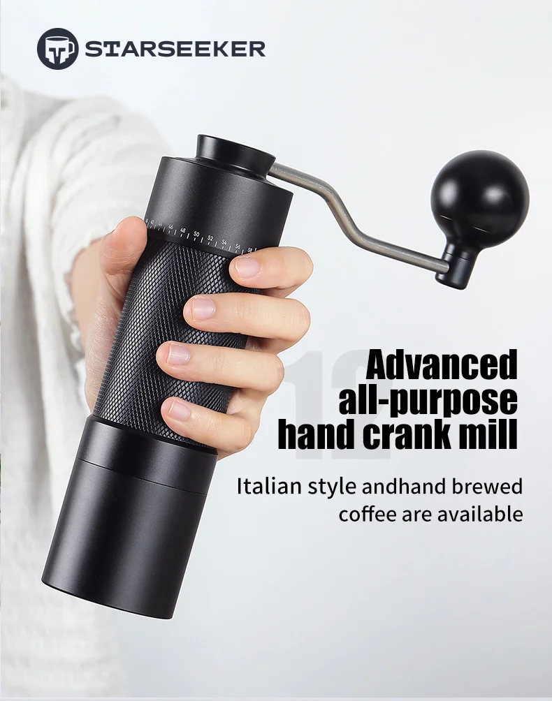 Mão Brewed moedor de café, Espresso, 46mm, Novo