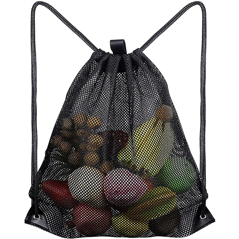 Heavy-Duty-Mesh-Drawstring-Backpack-Bags-Multifunction-Ventilated-Bag ...