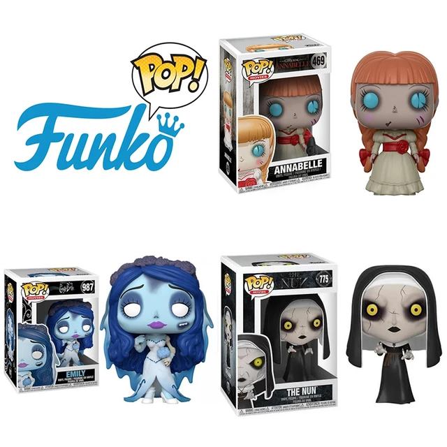 Funko POP-Figurine d'action à collectionner, modèle de jouets, cadeaux pour  enfants, la nonne 775 # querBurton's Corpse Bride garderie 987 # Annabelle  469 # - AliExpress