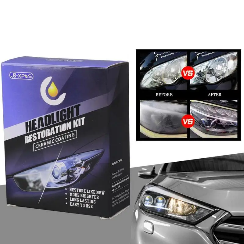 Headlight Restorer Renovation Kit Heavy Duty Car Light Cleaner Repair  &Polish Restore Headlights And Taillights For Car And Auto - AliExpress