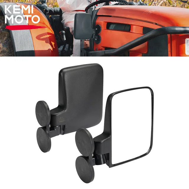 KEMIMOTO 114Lbs Magnetic Left Right Mirror Magnetic Tractor Side Mirrors: A Safer Option for Agricultural and Construction Vehicles