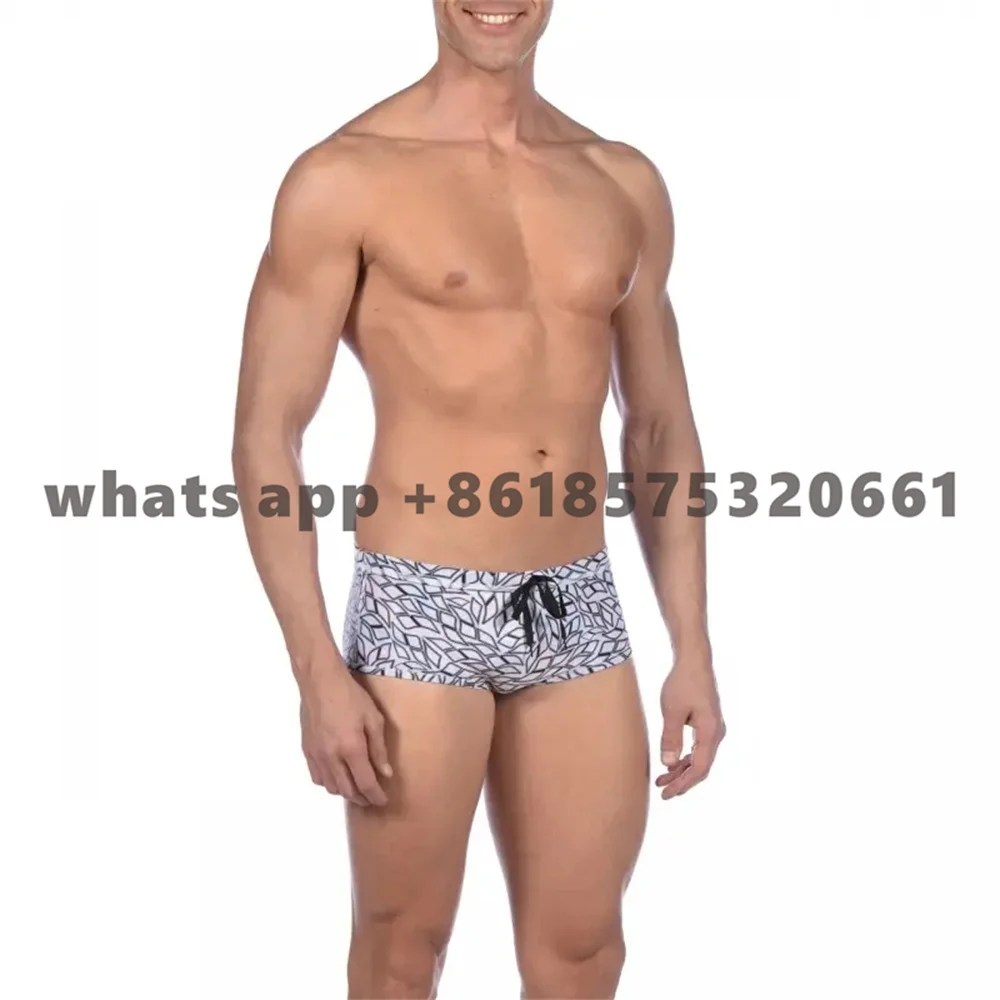 

LOVE Men Swimming Briefs Swimwear Swimwear Competition Training Swimwear Gym Swimsuit Quick Dry Comfortable Swimming Trunks 2024