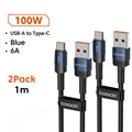 1m Blue 2Pcs