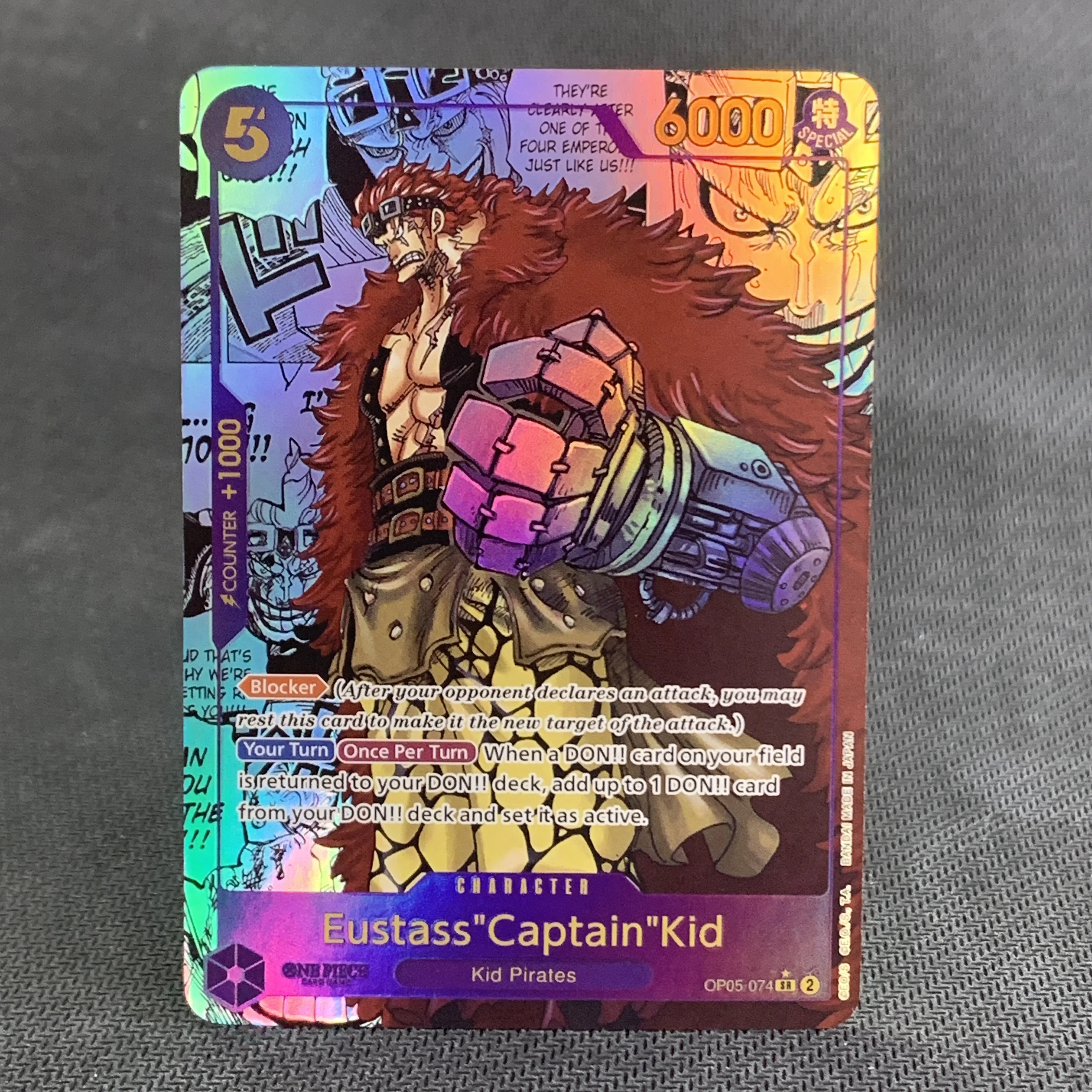 Anime Cards One Piece OPCG English Game Sanji Zoro Flampe Smoker D.Luffy(OP) Kuzan Kid Newgate Collection Cards