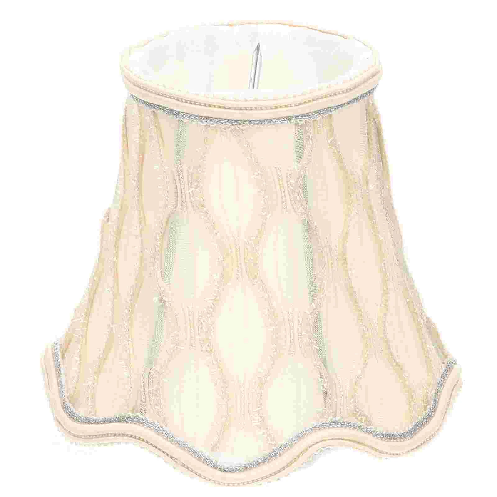 

Small Aquarium Ornaments Cover Desk Retro Style Lamp Shade Shades for Wall Simple Supply Cloth Fabric Replacement