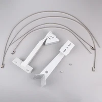 Support de cerceau de surveillance, poteau de caméra à Circuit fermé, support de surveillance, accessoires d'angle muraux extérieurs 2