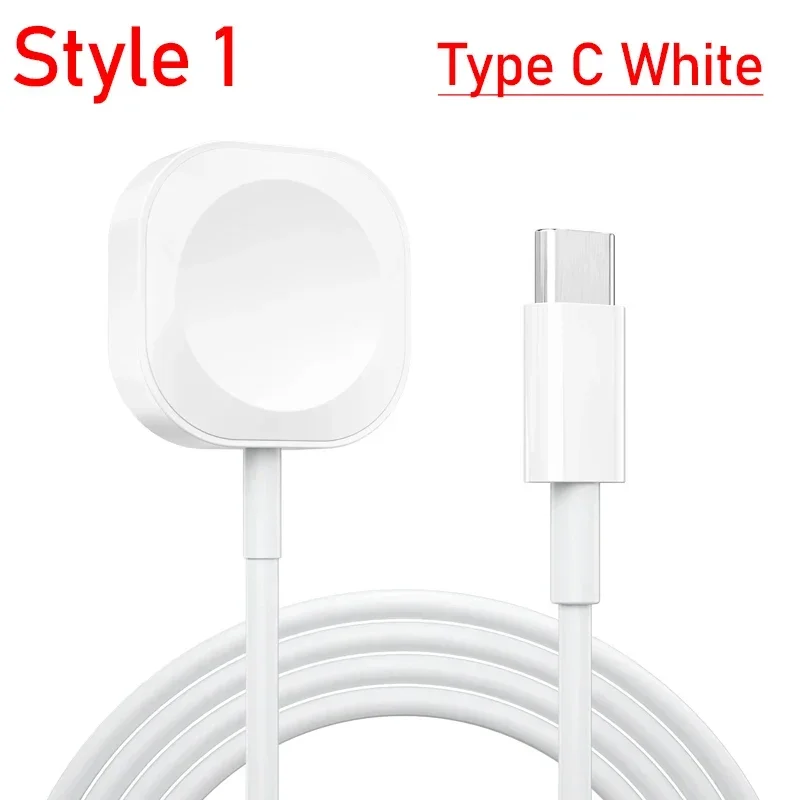 شاحن لاسلكي مغناطيسي من النوع C لساعة IWatch 9/8/7...