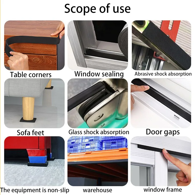 High-Tack Waterproof Foam Tape - Single-Sided Shockproof Sealant