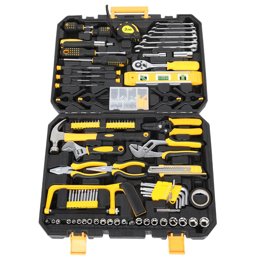 

198pcs Tool Set for Handyman's repairmen construction workers mechanics body shops home garage the workshop etc