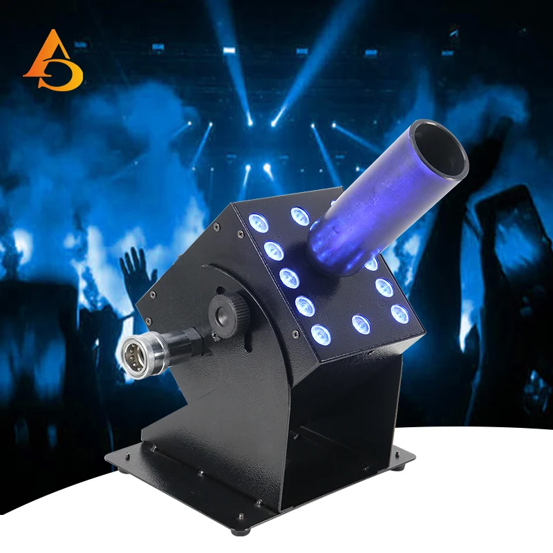 

12x3w LED CO2 Jet Machine Co2 Cryo Jet Canon Stage Effect Co2 Fog Machine With Free 6M Co2 Gas Hose For Stage DJ Lighting