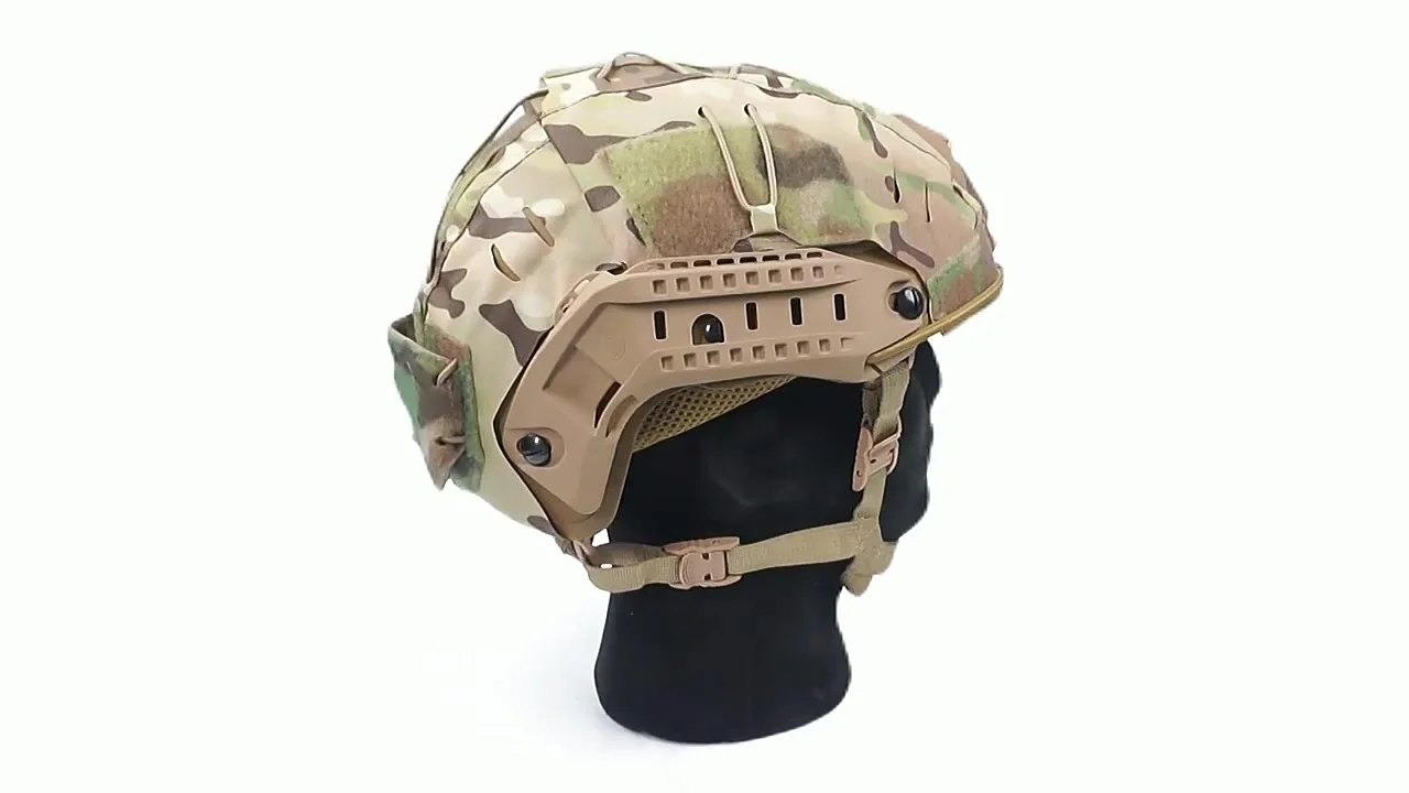 CP AF ヘルメットカバー 戦術ヘルメット保護カバー 布レーザーカット
