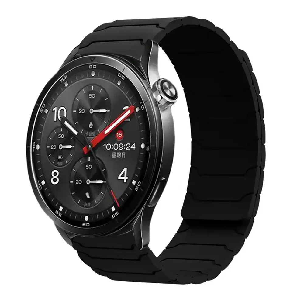 Magnetic Silicone Waterproof Watch Strap Bracelet - Universal Fit, 20MM/22MM