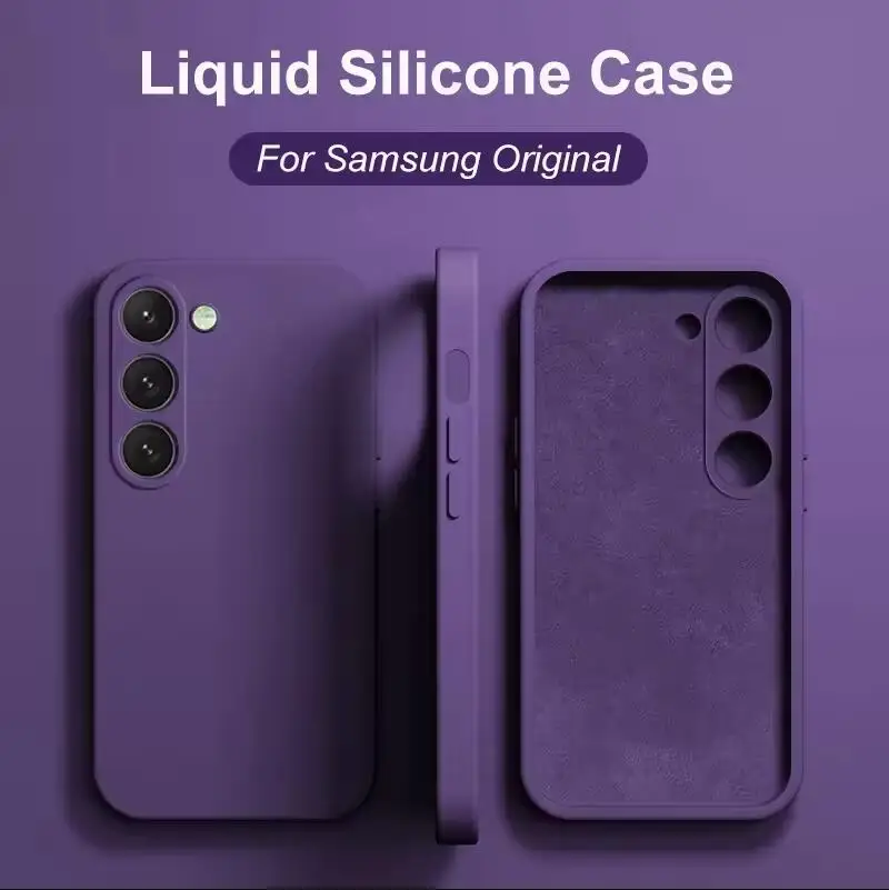 Liquid Silicone Soft Phone Case - Ultra Slim and Protective Cover