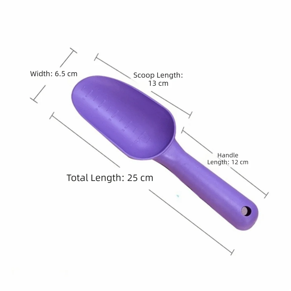 다기능 정원 삽 플라스틱 스케일형 식물 삽 내구성이 강한 두꺼운 식목 삽 꽃 채소 심기용
