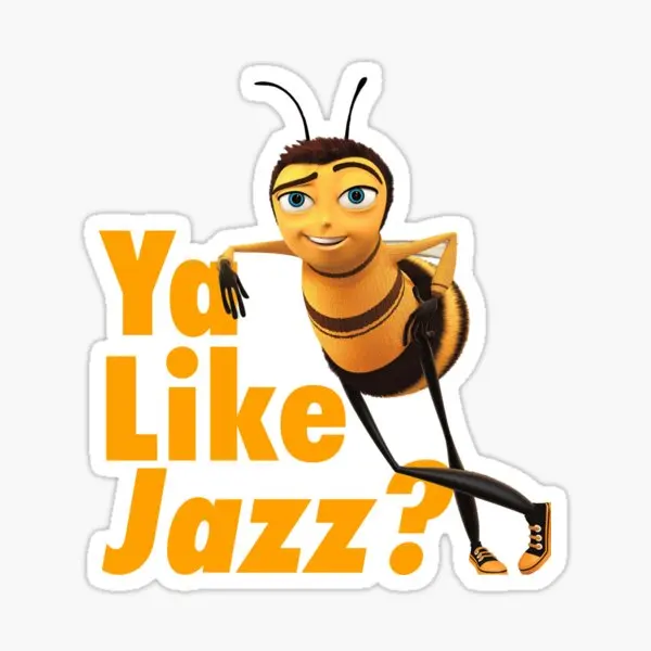 Ya Like Jazz 5PCS Stickers for Room Bumper Decor Cartoon Kid Car Luggage Cute Funny Background Water Bottles Wall Stickers