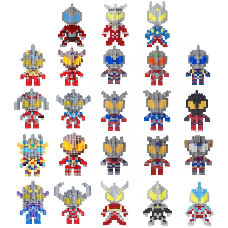

Mini Blocks Anime Figure Cosmic hero Altman series Superman Ornament Granule Building Blocks Puzzle kids Toys Holiday Gifts