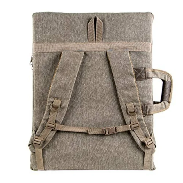 TRANSON Art Portfolio Case Artist Backpack Canvas Bag Large 26" x 19.5"