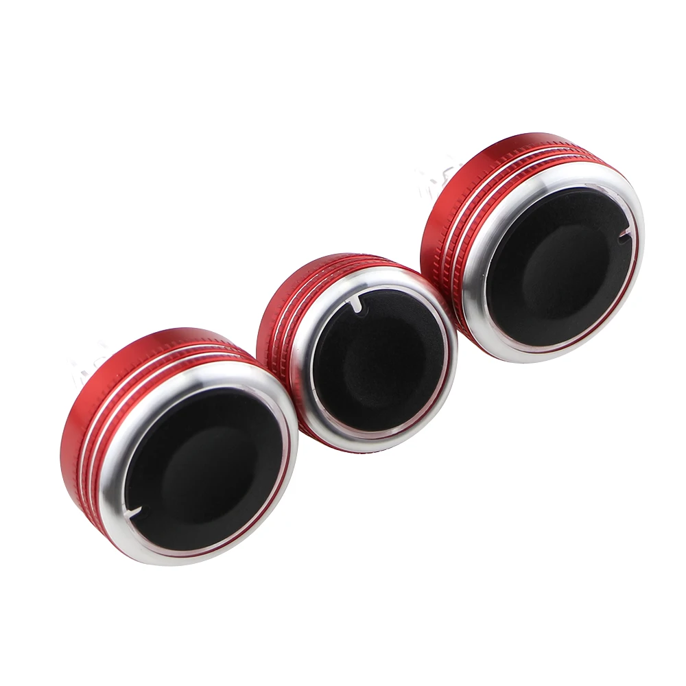 Air Conditioning Knob 3pcs for Nissan Tiida NV200 Livina 2004-2010 Geniss Sylphy 2012