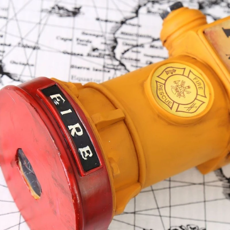 Creative Fire Hydrant Figurines - Modern Living Room Sculptures and Original Resin Crafts