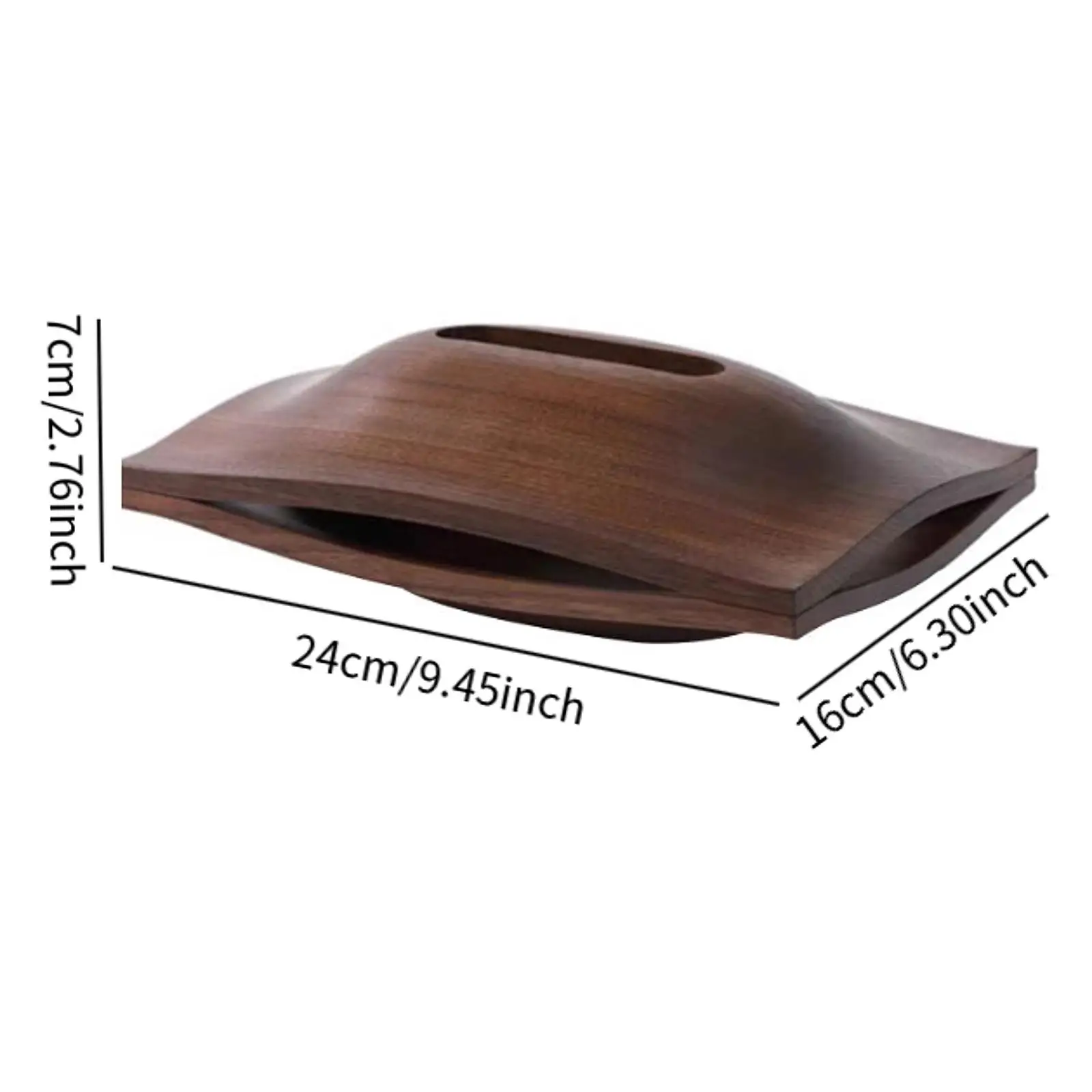 Wooden Tissue Box Cover Tabletop Ornament Paper Napkin Holder Napkin Paper Case for Vanity Bedroom Dresser Desk Home Decor 6