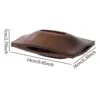 Wooden Tissue Box Cover Tabletop Ornament Paper Napkin Holder Napkin Paper Case for Vanity Bedroom Dresser Desk Home Decor 6